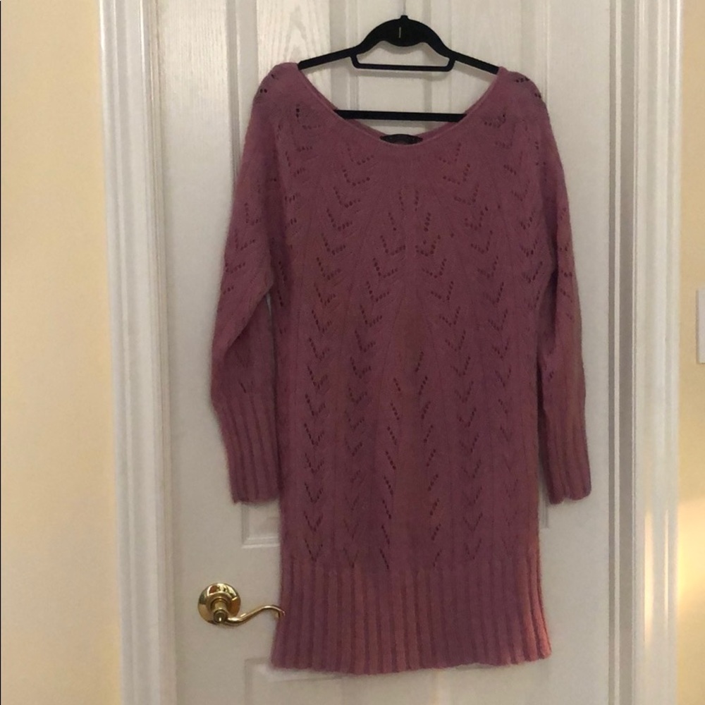 Pink Sweater Dress